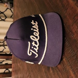 Titleist rope snapback navy blue